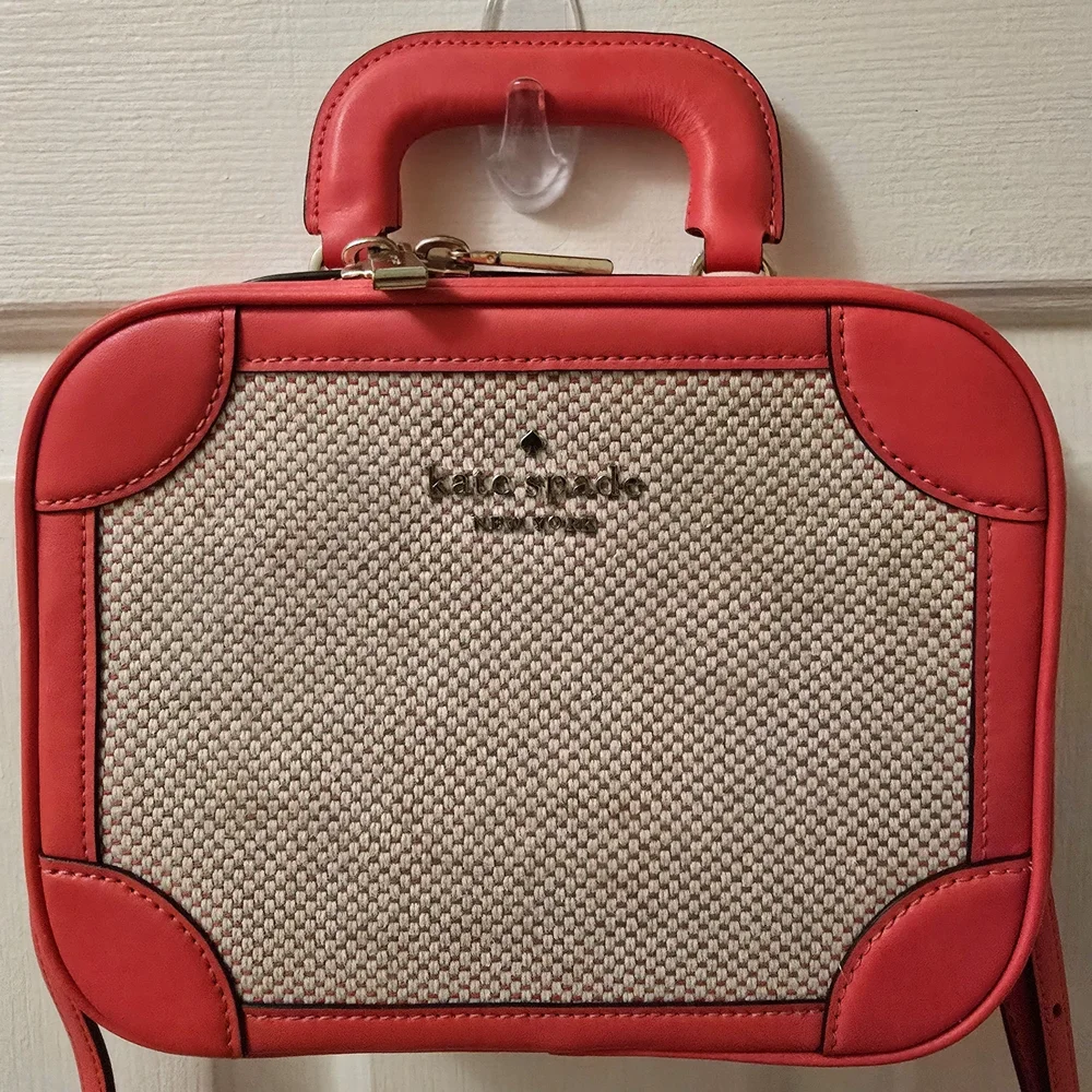 Kate Spade Pink Structured Crossbody (Trunk-Inspired) - Picture 1 of 8